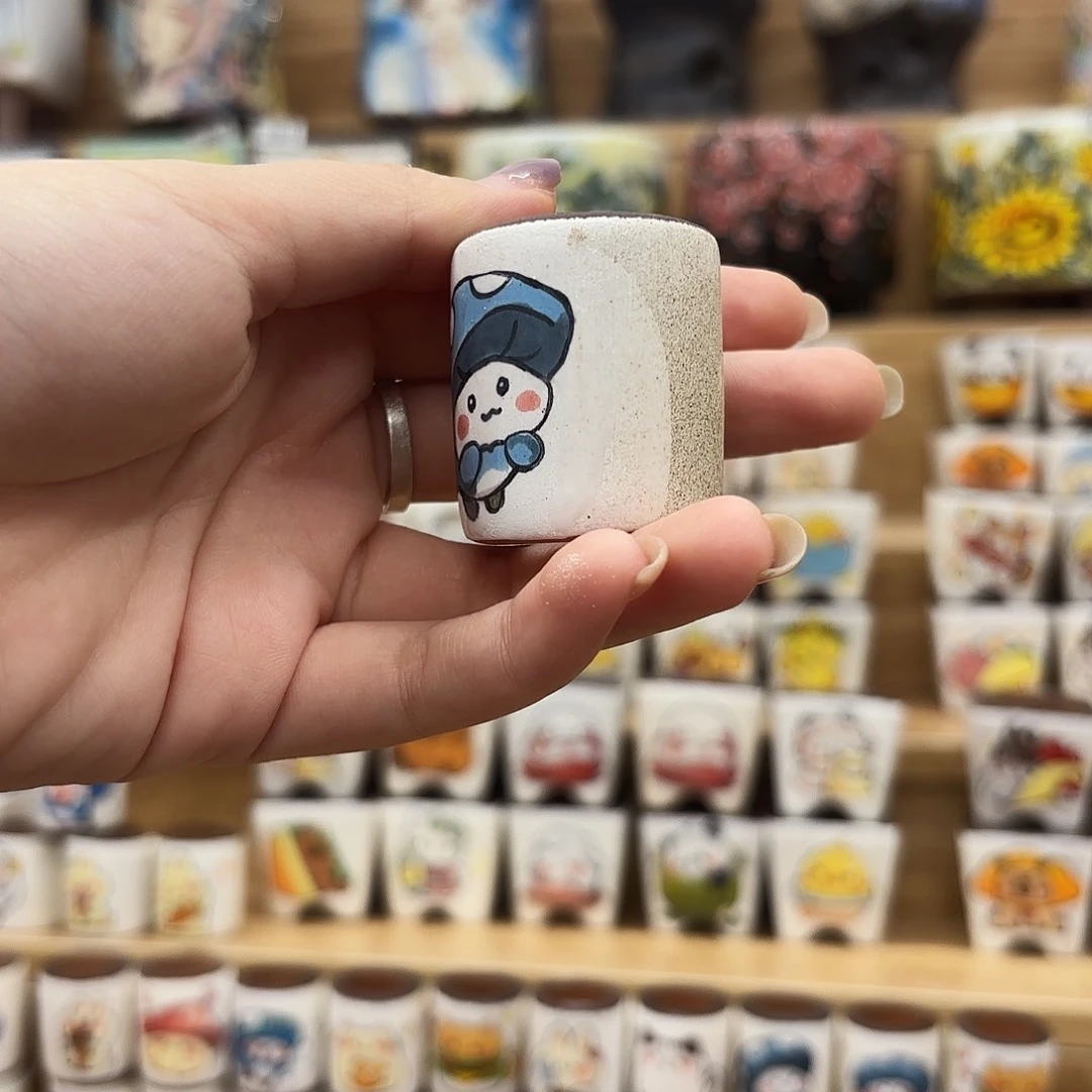 12345678990手绘花盆