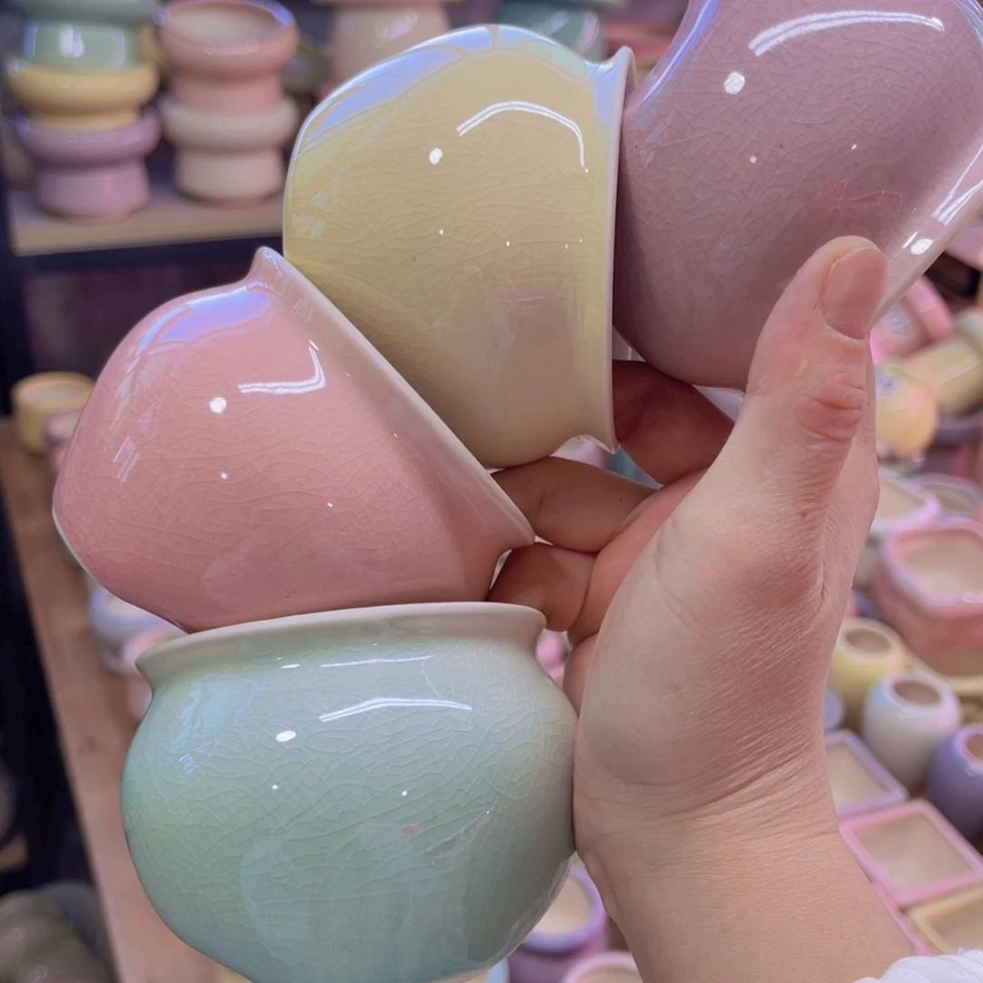 陶瓷花盆当场凑满12包邮