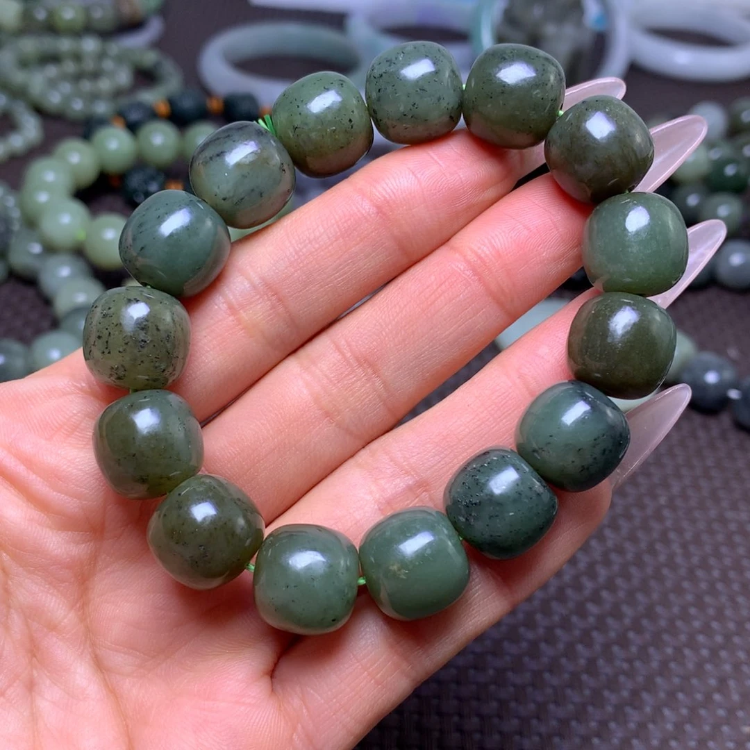 未镶嵌手串和田玉卡14