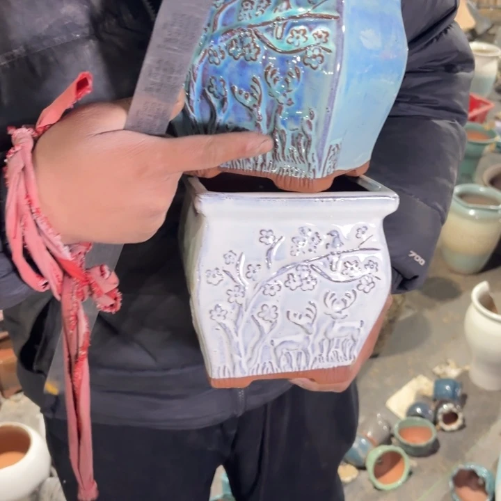 红陶口径 高度 花盆 16 16