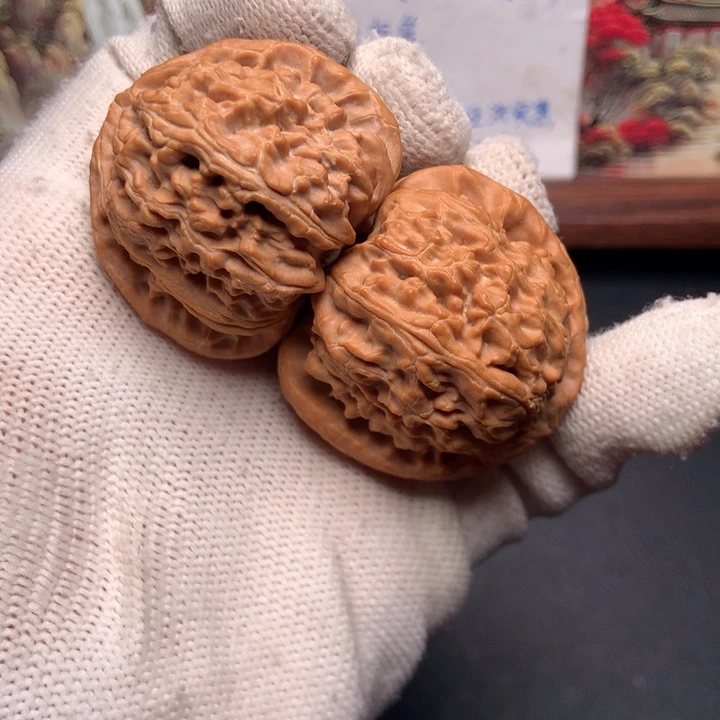 吊坠文玩核桃小白狮子39