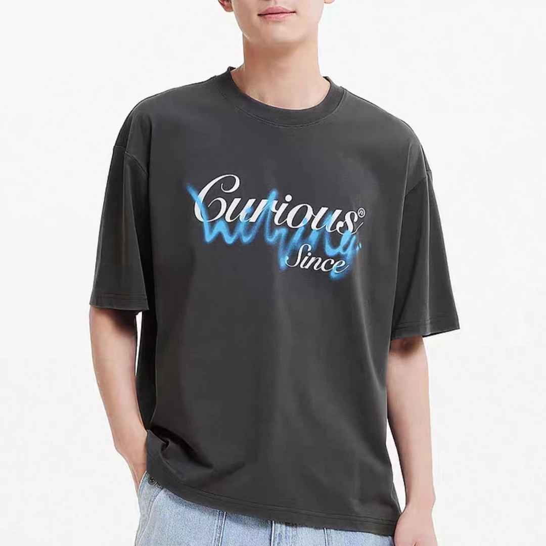 裁剪纸样男落肩袖T恤纸样