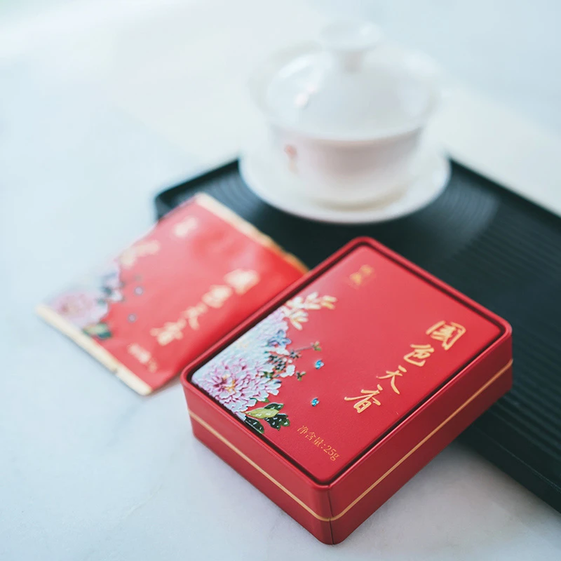 国色天香特级白牡丹2016年福鼎白茶100g饼干茶方片茶药香浓郁