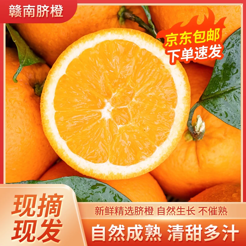 正宗江西赣南脐橙新鲜现摘产地直发爆甜多汁应季水果