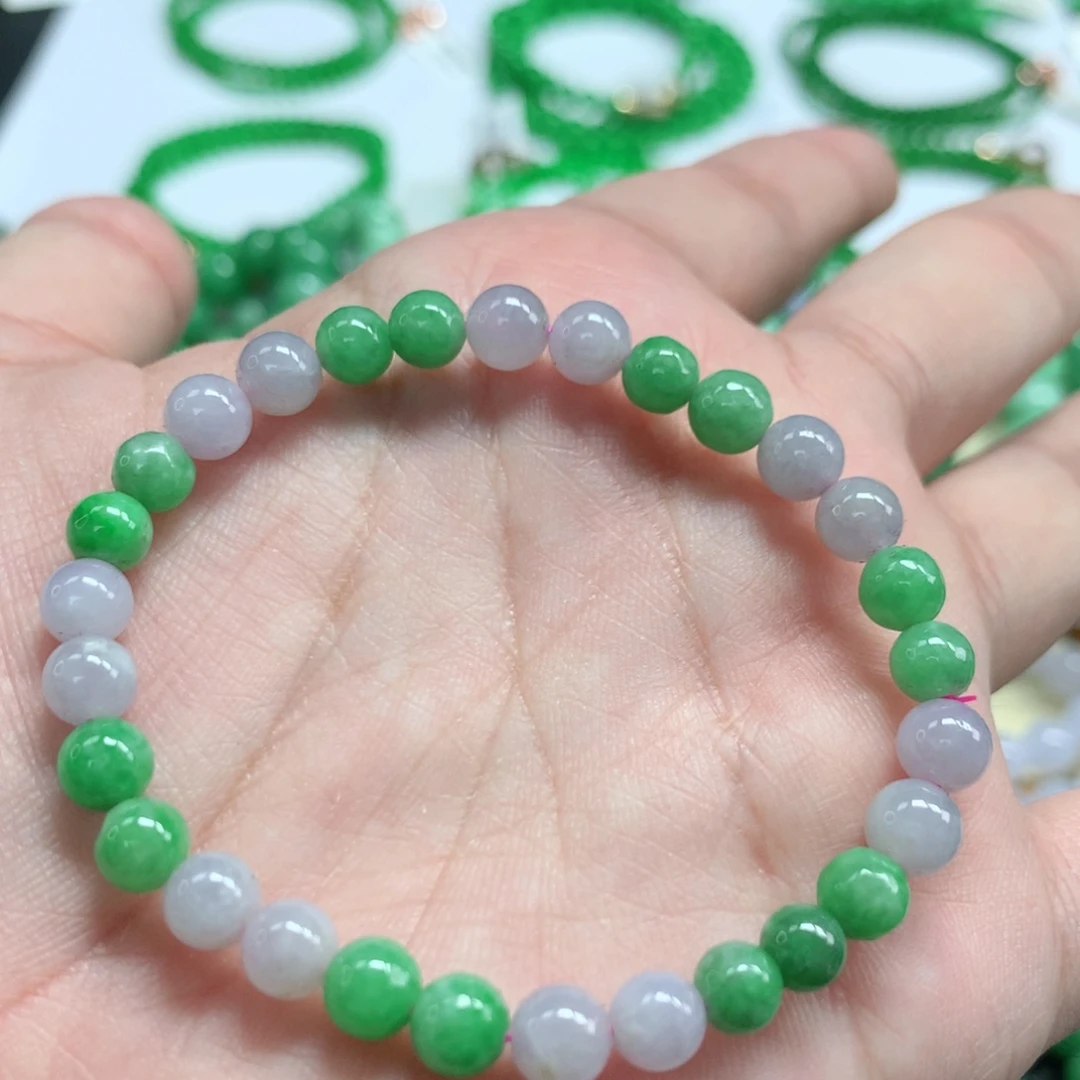 未镶嵌手链翡翠翡翠
