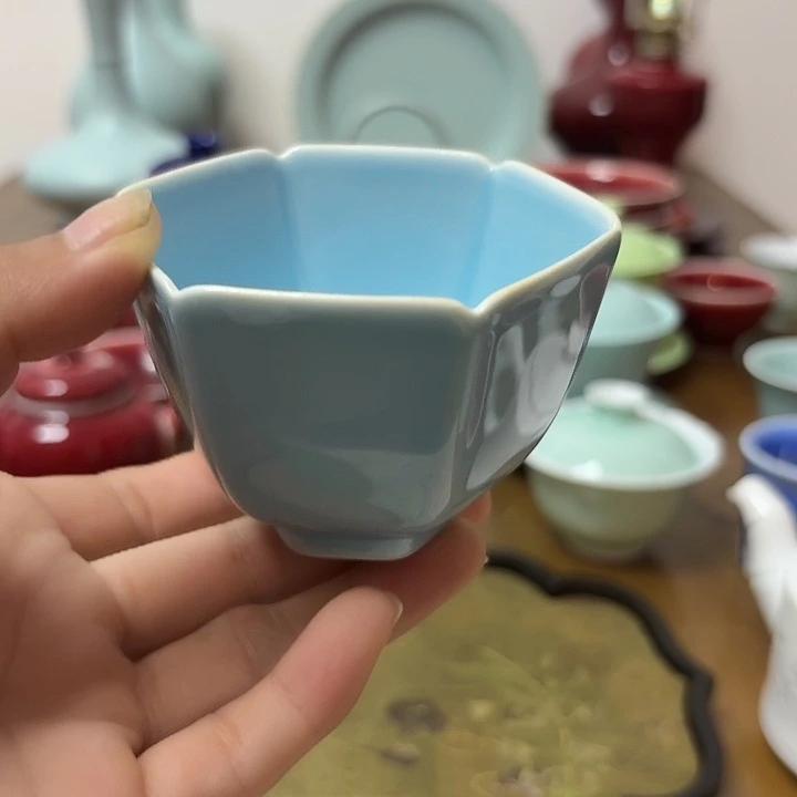 摆件景德镇高温陶瓷杯子