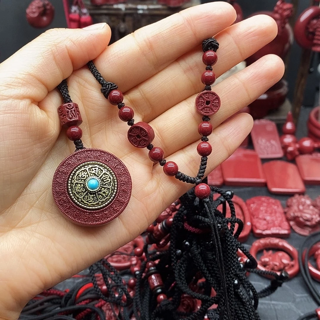 天然辰砂福在眼前绳➕六字真言