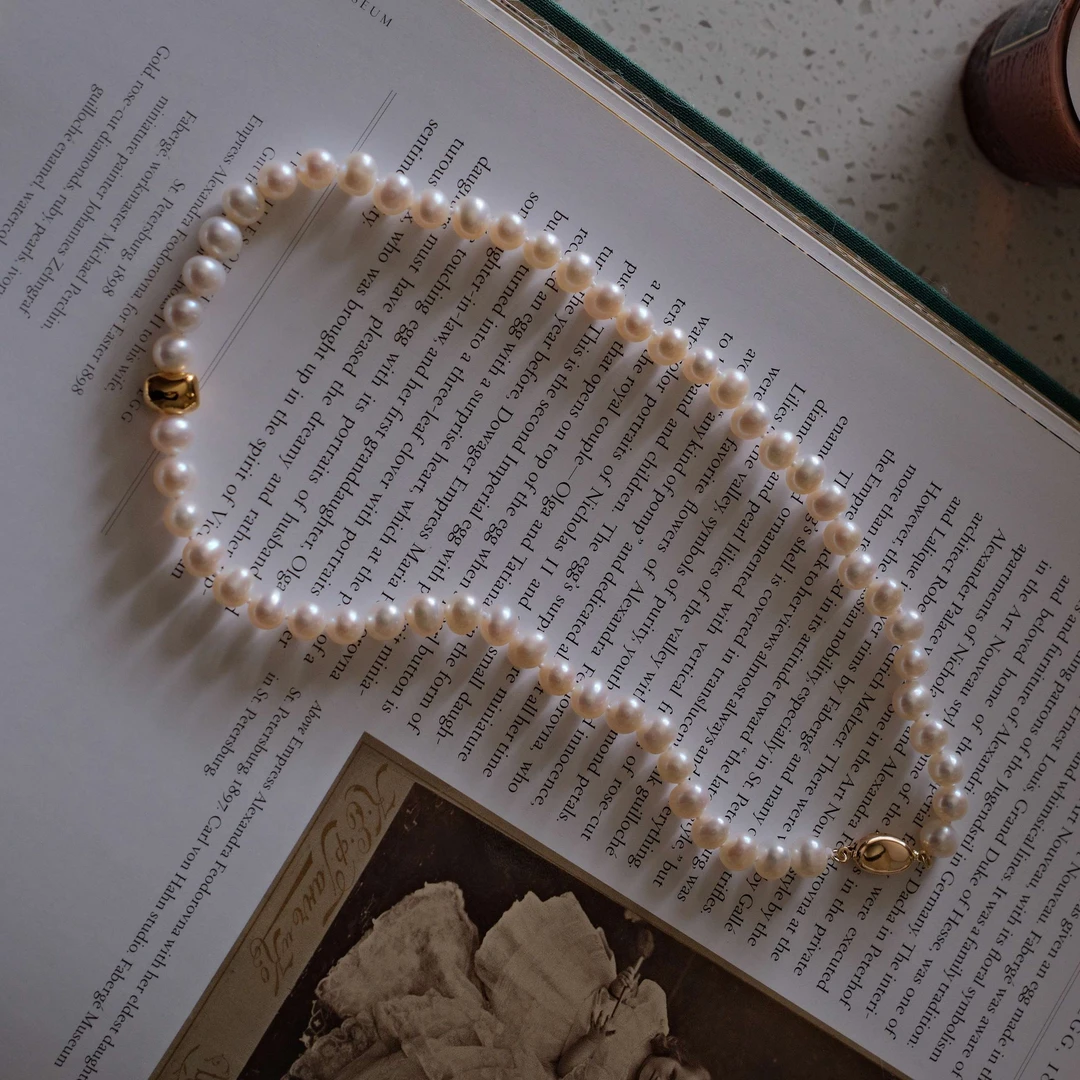 【MMF品牌设计】白珍珠项链支持七天无理由Z250105007