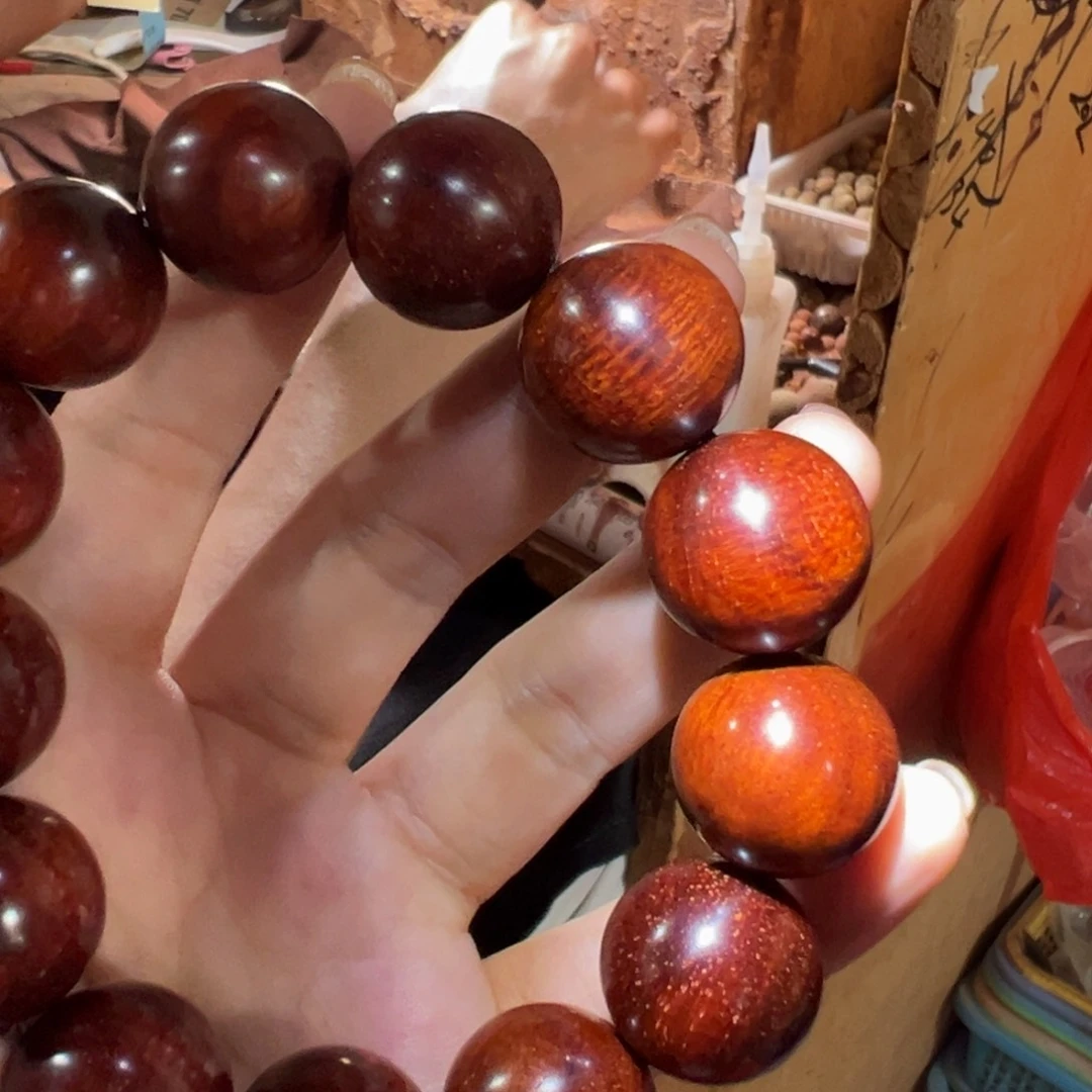 小叶紫檀手串/手链大龙鳞 1.8 金星帝王龙 原汁原味