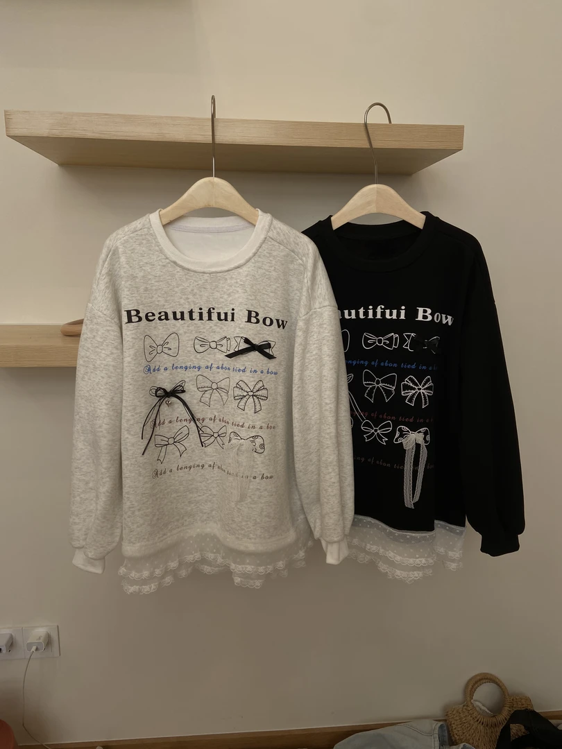 （2012）加绒蝴蝶结卫衣 kc