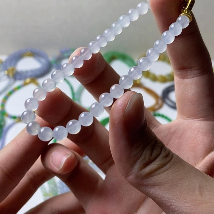 定制翡翠未镶嵌缅甸翡翠A货卡5.3