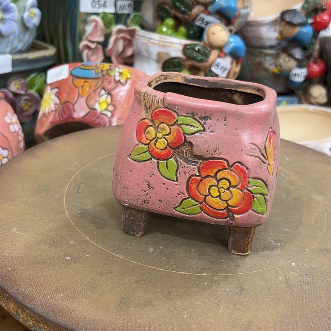 粗陶多肉花盆花盆