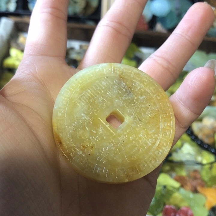 岫玉未镶嵌岫玉挂件