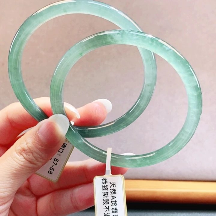 翡翠未镶嵌手镯翡翠手镯57