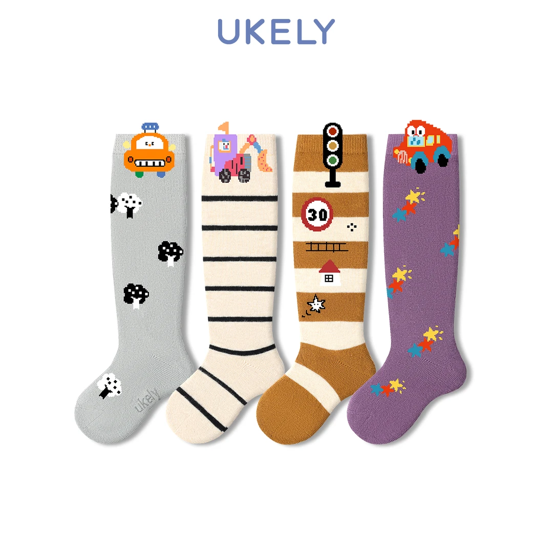 婴儿长筒袜春秋季棉袜a类不勒腿宝宝过膝袜秋冬款无骨儿童小腿袜