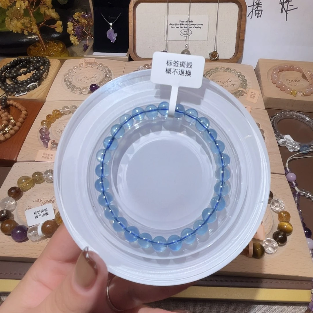 水晶未镶嵌手链天然水晶