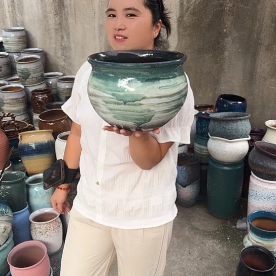 口25高18一个盆子。