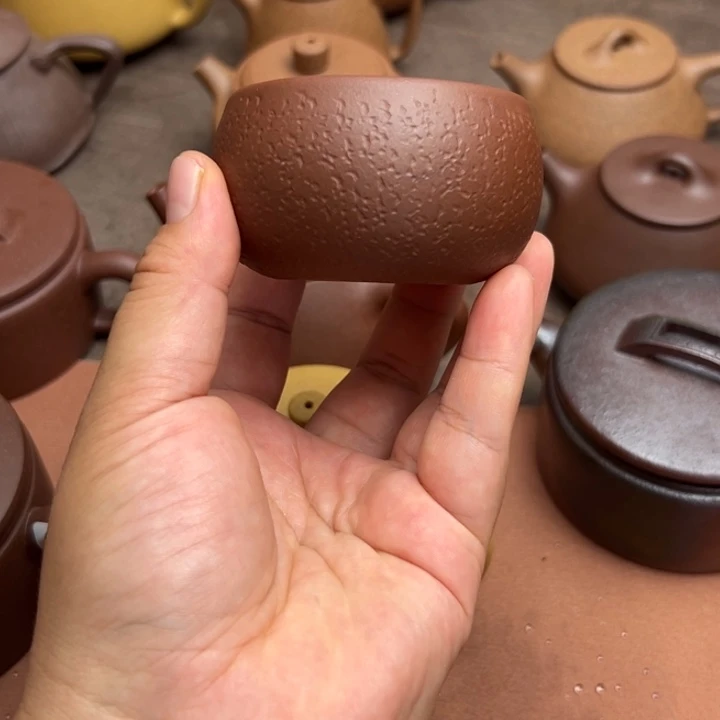 茶壶紫砂紫泥半手工75cc左右不挑拍一发二
