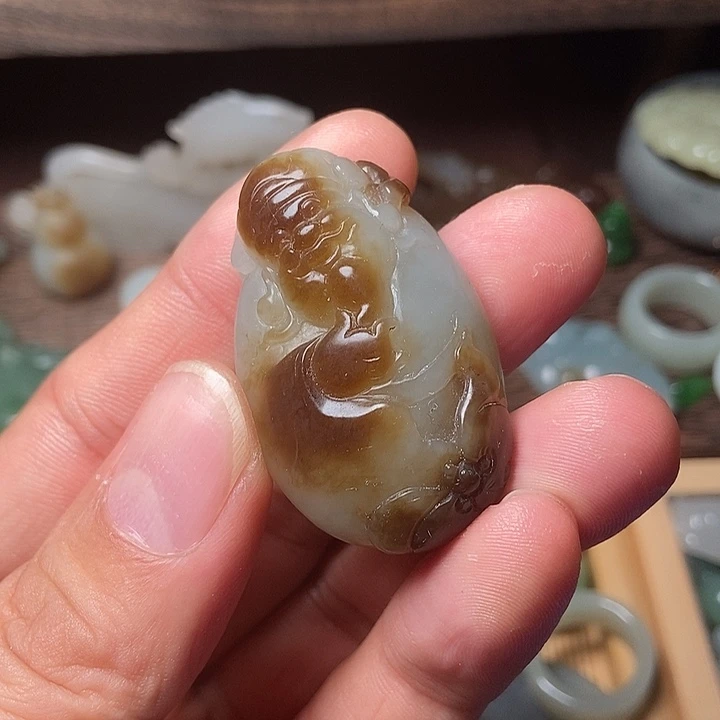 和田玉（糖玉）未镶嵌颈饰