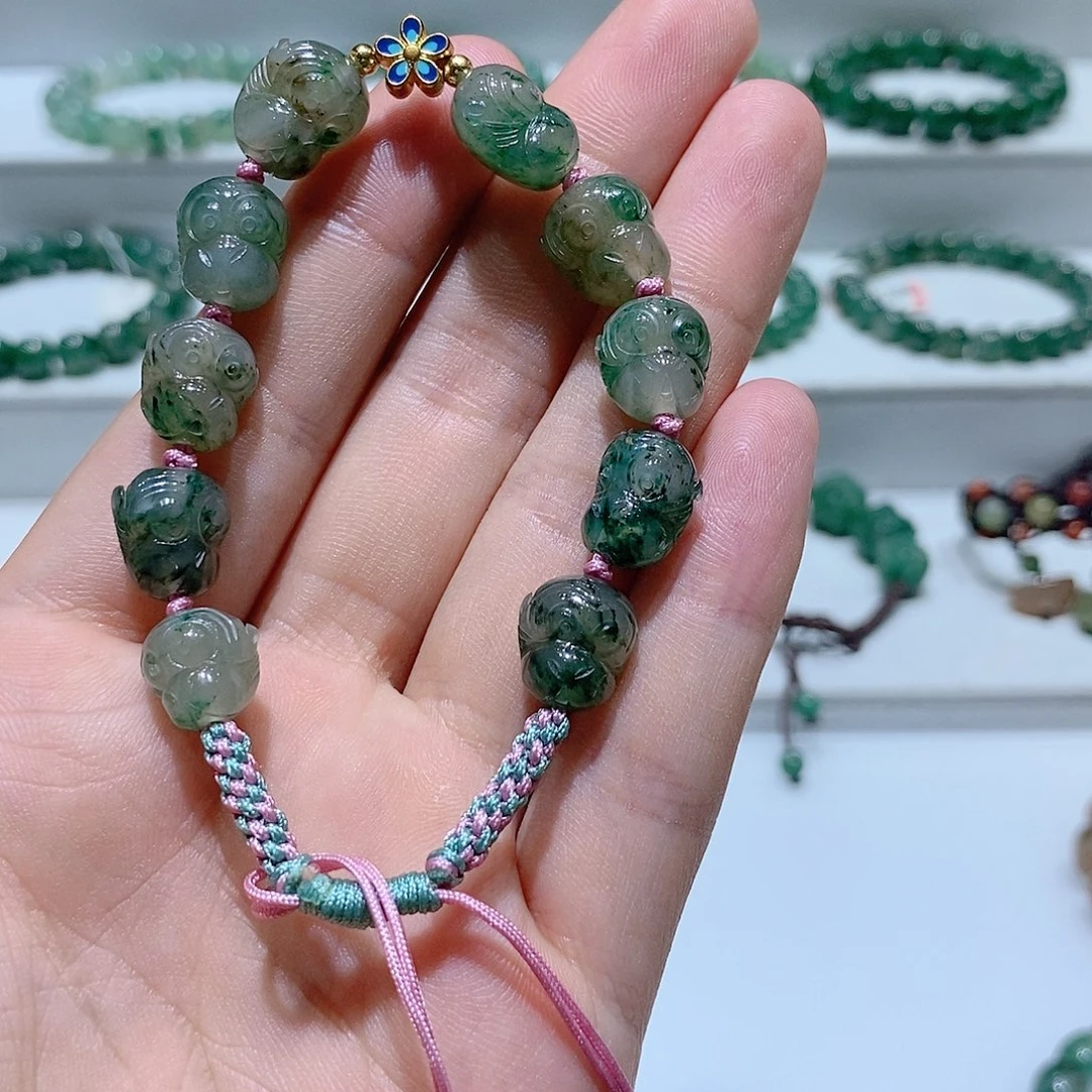 独山玉未镶嵌手串