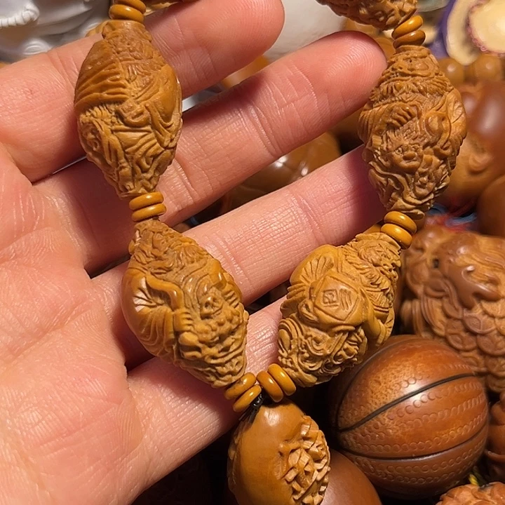 橄榄核手串/手链钟馗瑕疵