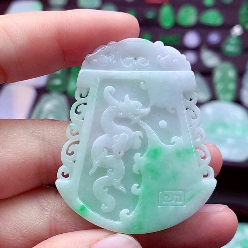 【闪购商品】吊坠(不含链)未镶嵌翡翠龙牌