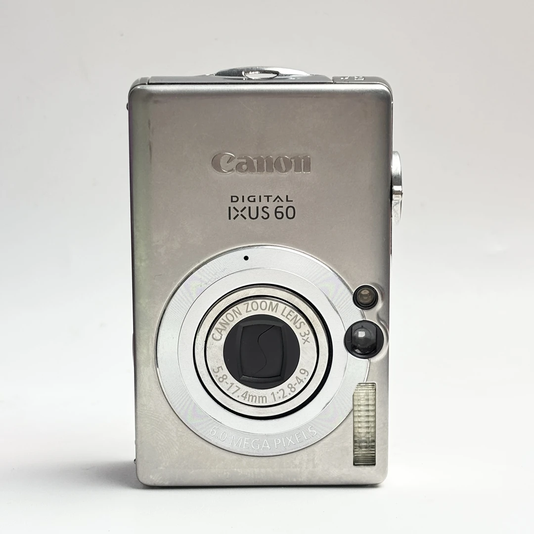 95新 Canon/佳能 ixus60银色600万像素3倍变焦复古ccd数码相机