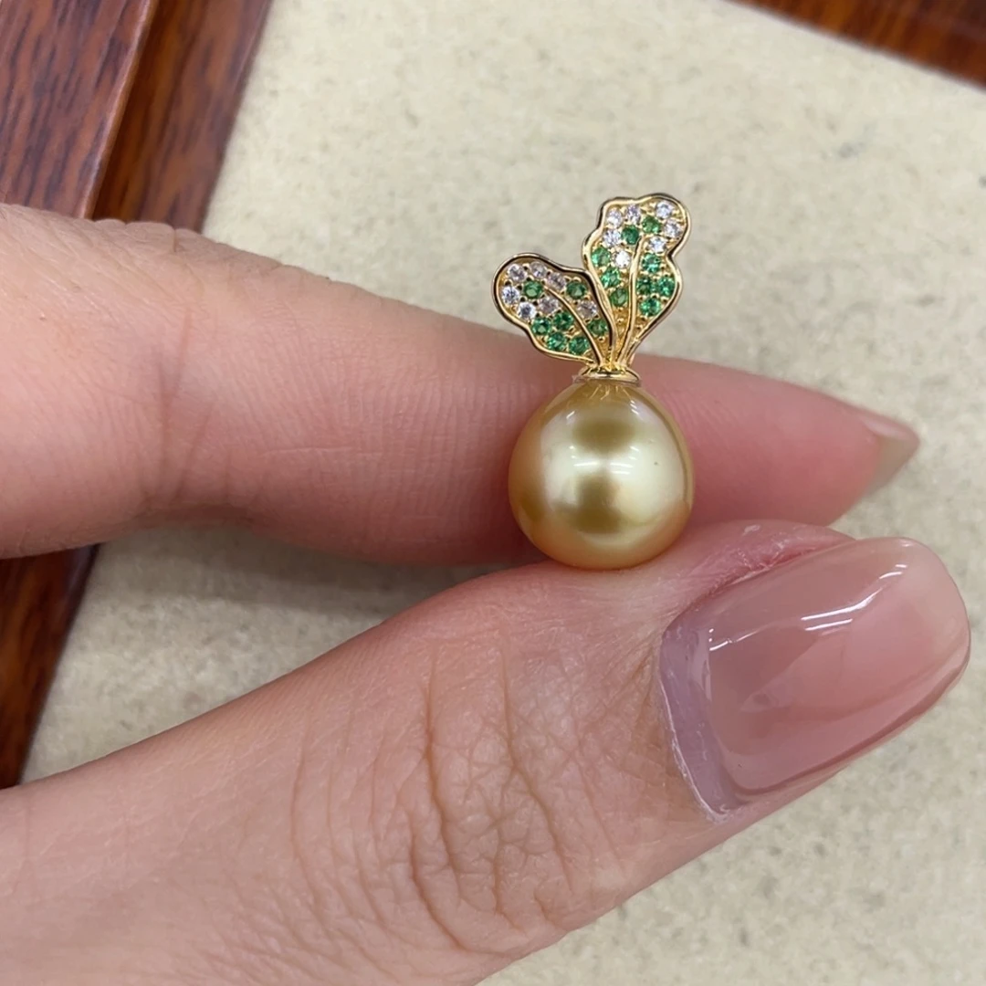 颈饰银S925镶嵌海水珍珠