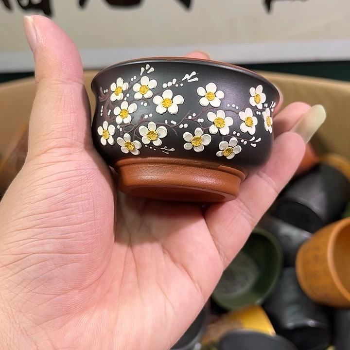 茶杯紫砂全手工紫砂主人杯