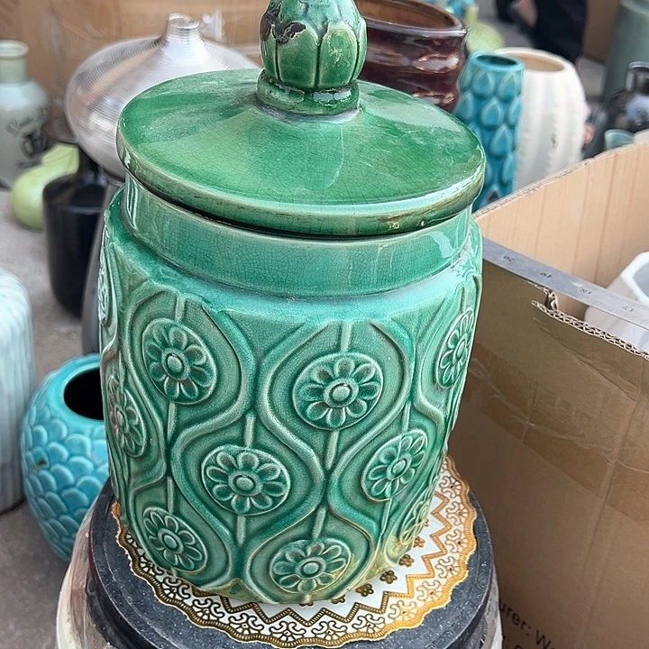 摆件高30口13公分微瑕捡漏做旧款