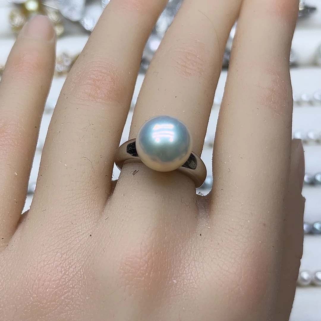 淡水珍珠颈饰银S925镶嵌