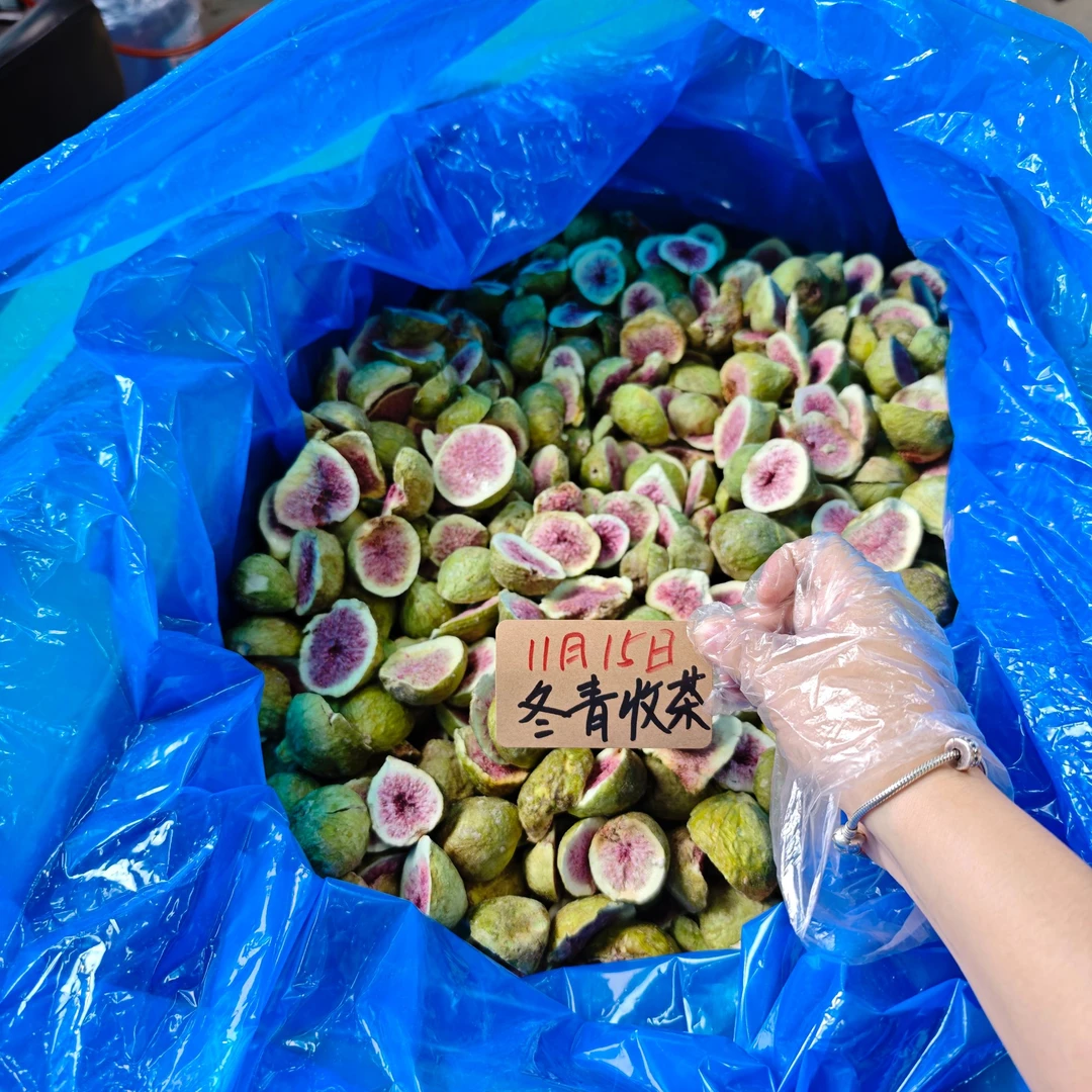 新疆沙漠头茬无花果 整颗冻干 骑士红桃心品种 冬青花果果粒茶