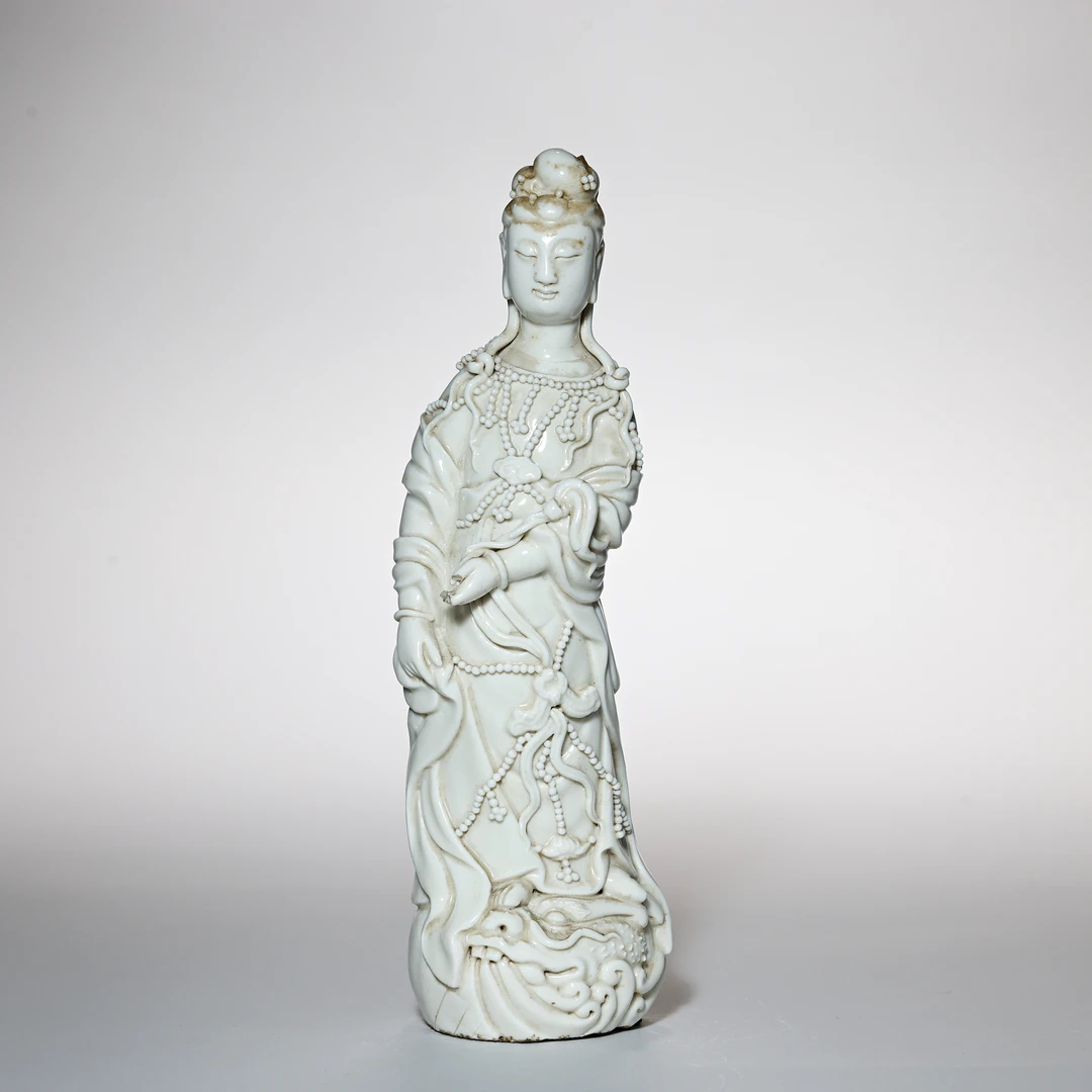 6222二十世纪·德化观音造像【古董拍卖】