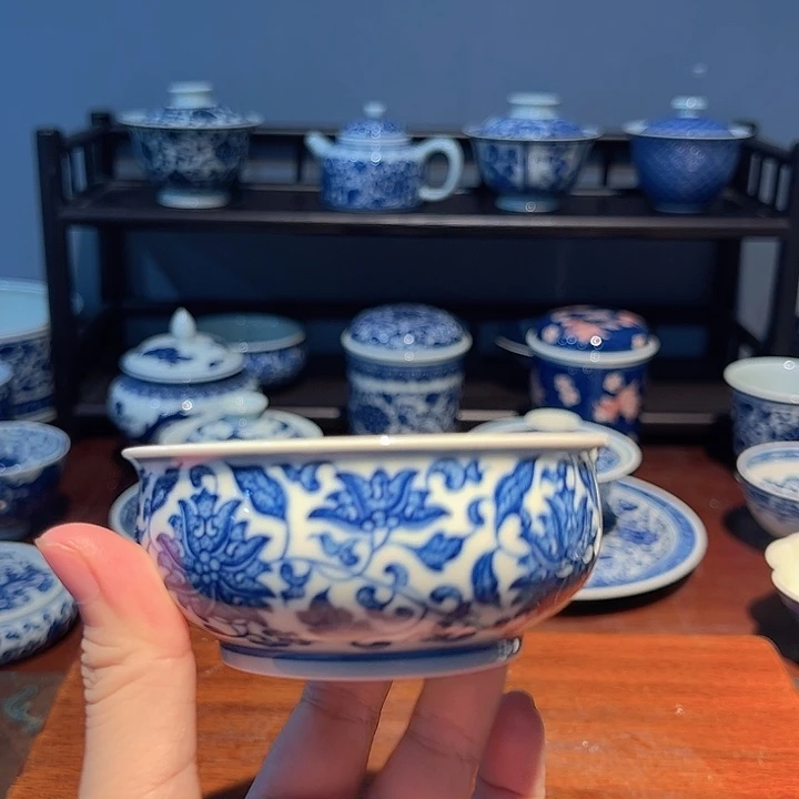 镹曰陶手工手绘柴窑茶具110