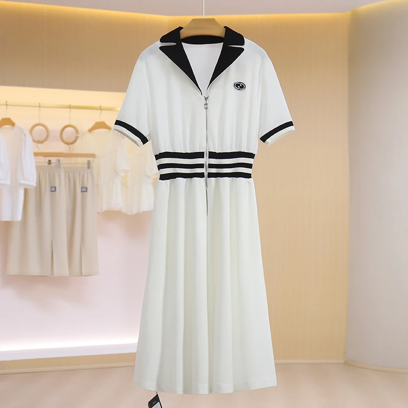 L1366-伍莎服饰云仓百搭时尚夏季新款连衣裙#ZML46L061