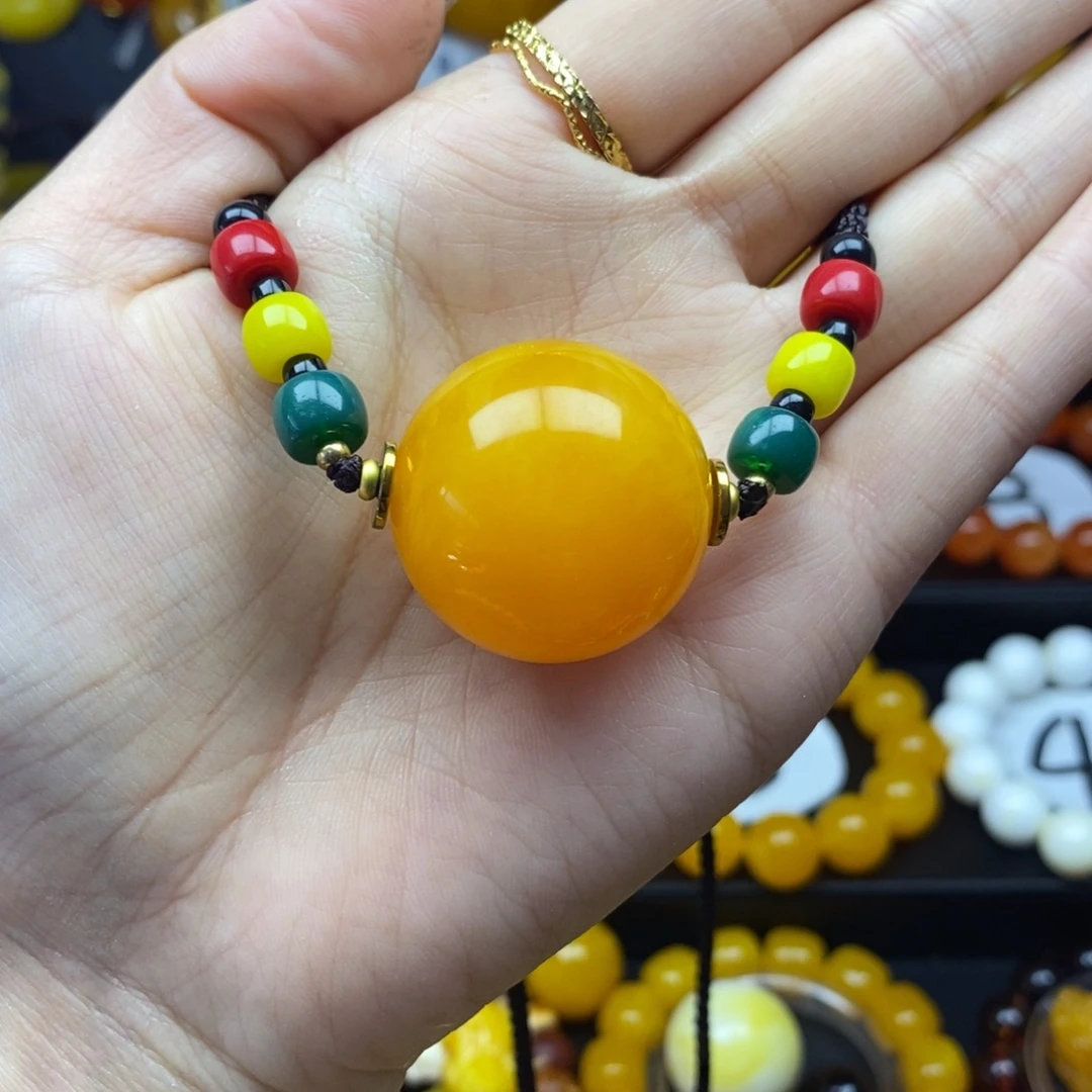 你***！30鸡油红单珠一颗搭配款