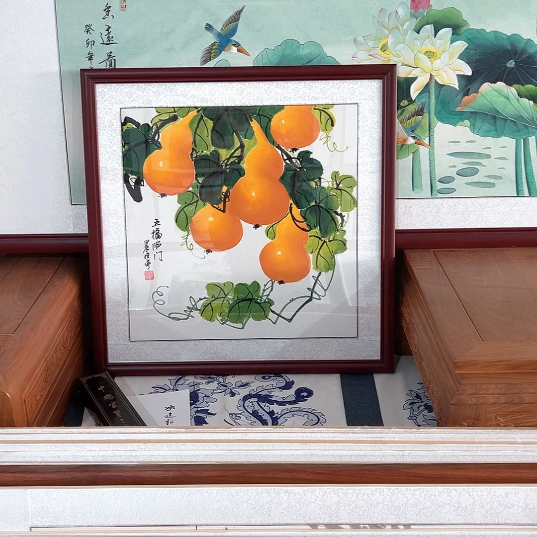 国画?**姐手绘作品质量不错