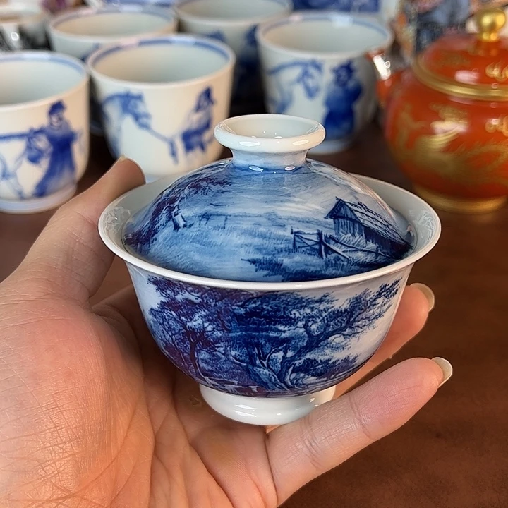 瓷片景德镇全手工手绘陶瓷