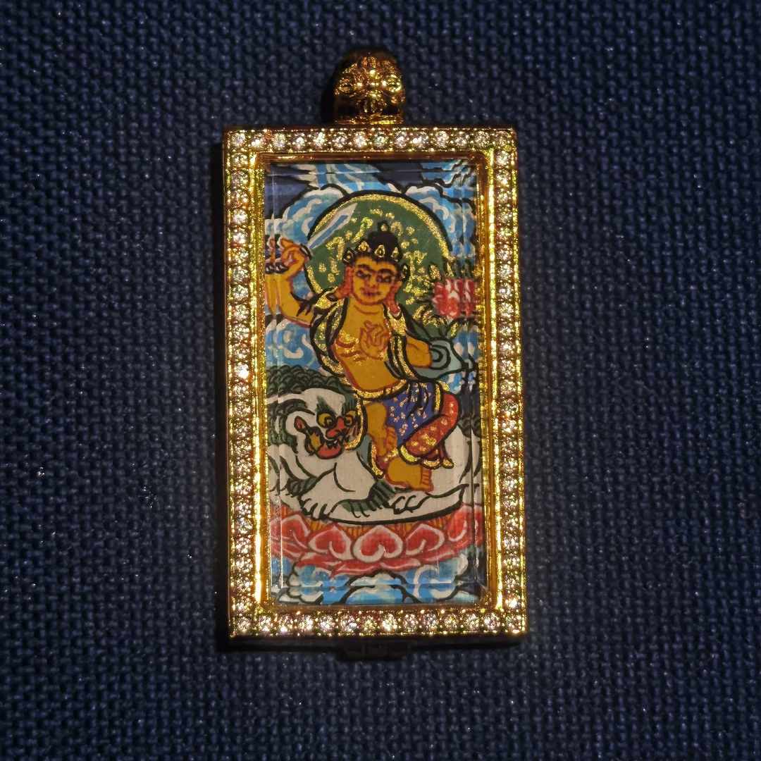 非金属亚克力吊坠 壹加思默-文殊小长条卡卡吊坠多样性发一