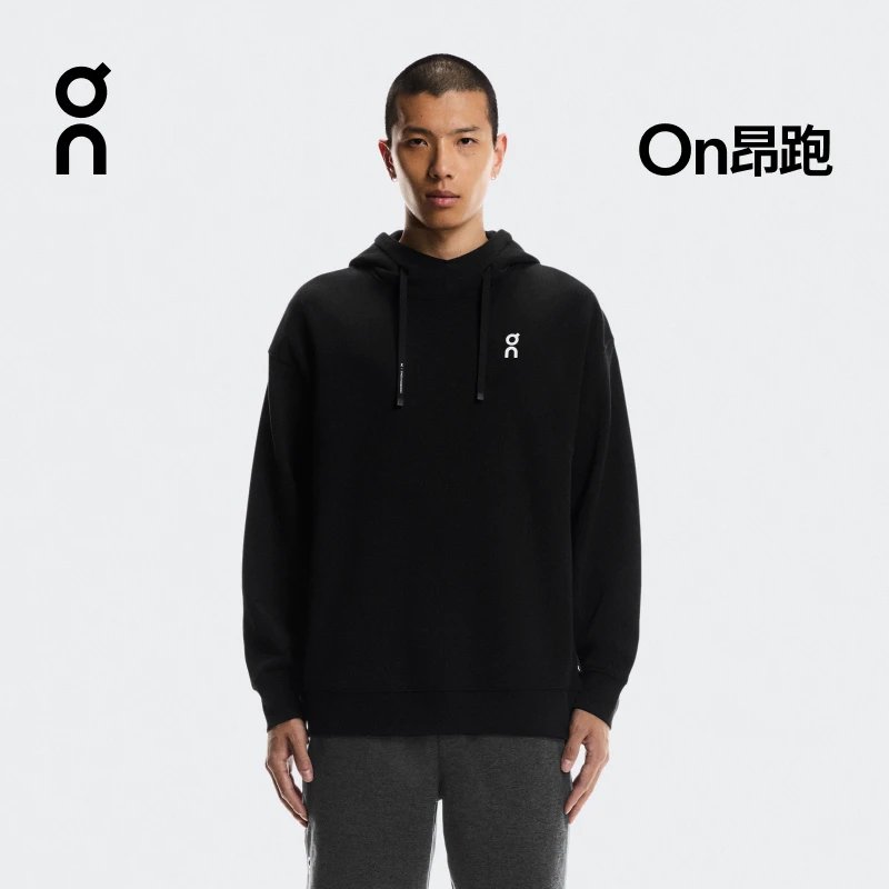 On昂跑 Club Hoodie Smash 2025 秋冬新品男款Club系列印花帽衫