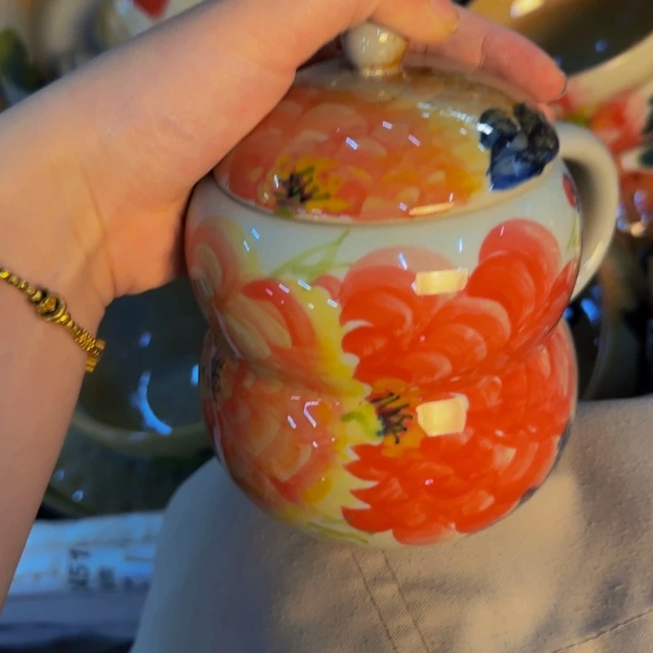 瓷片景德镇陶瓷手工手绘