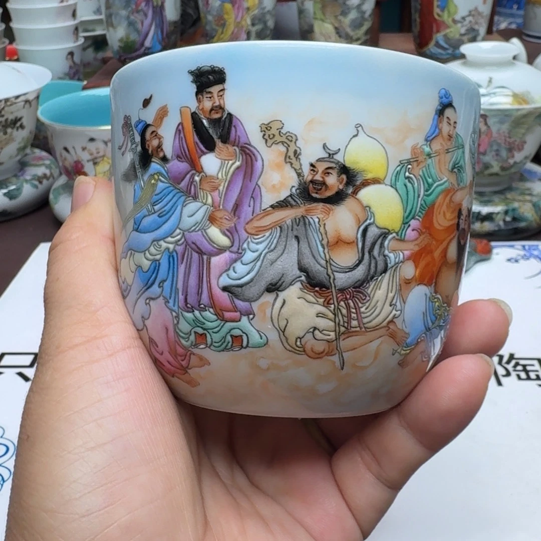 景德镇手工手绘展示