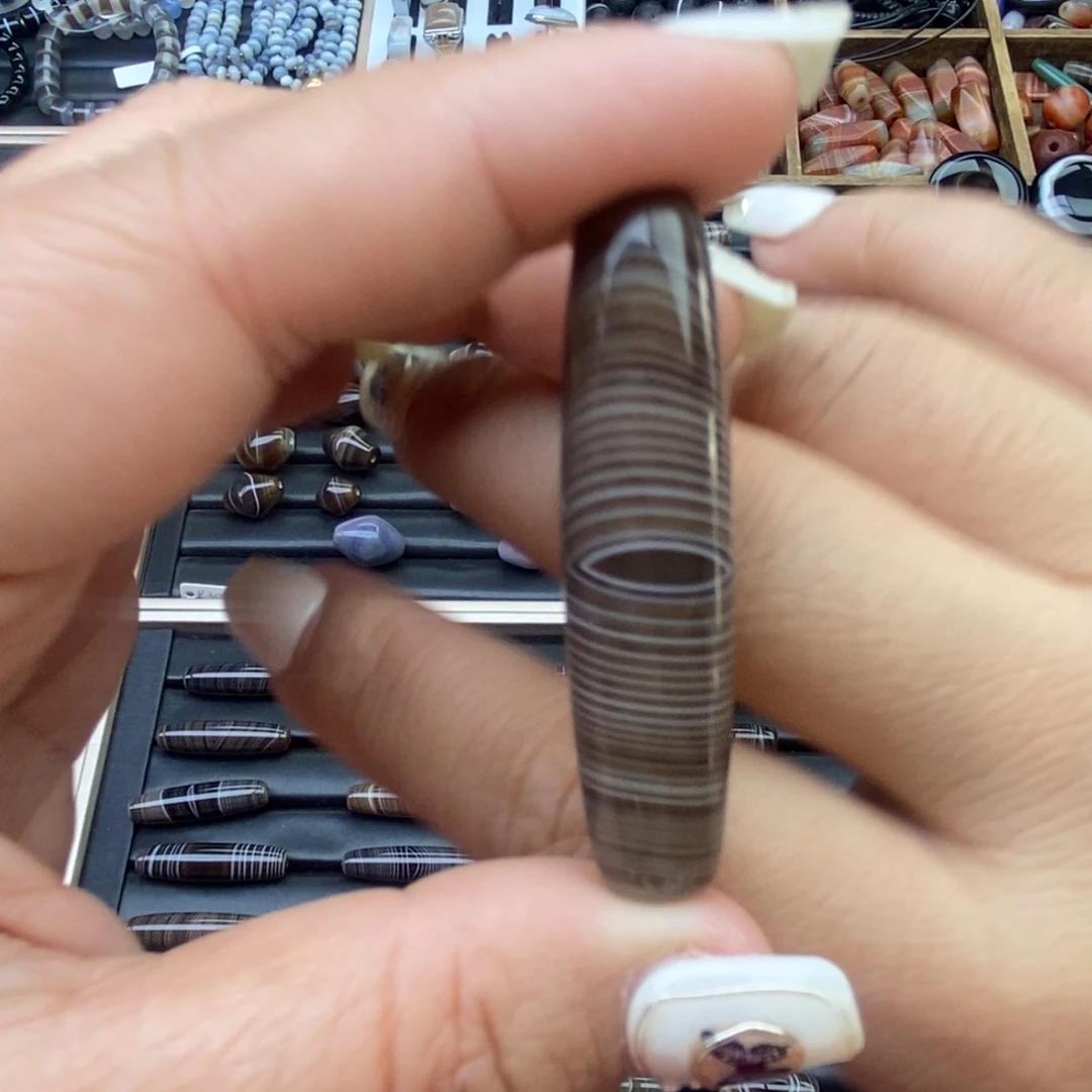 玛瑙/玉髓合金颈饰