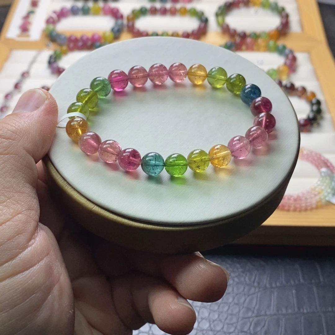 未镶嵌碧玺手链碧玺