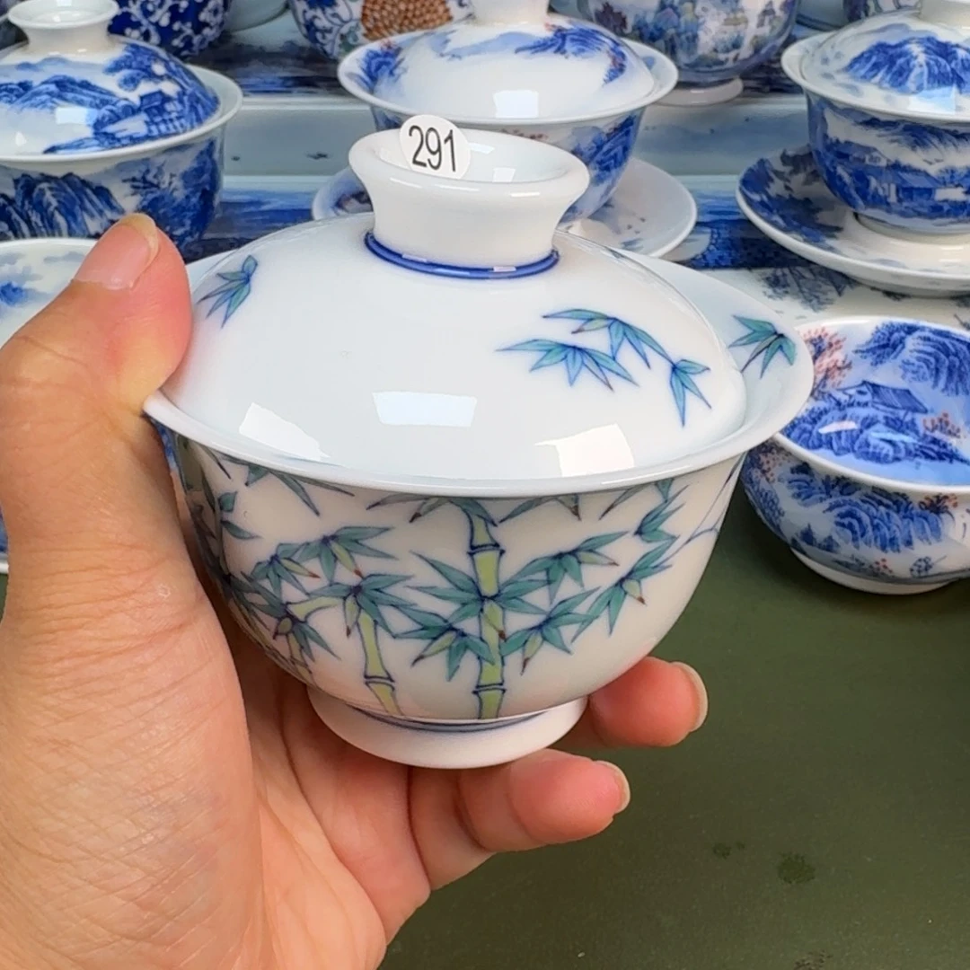 景德镇纯手绘茶具圆圆291