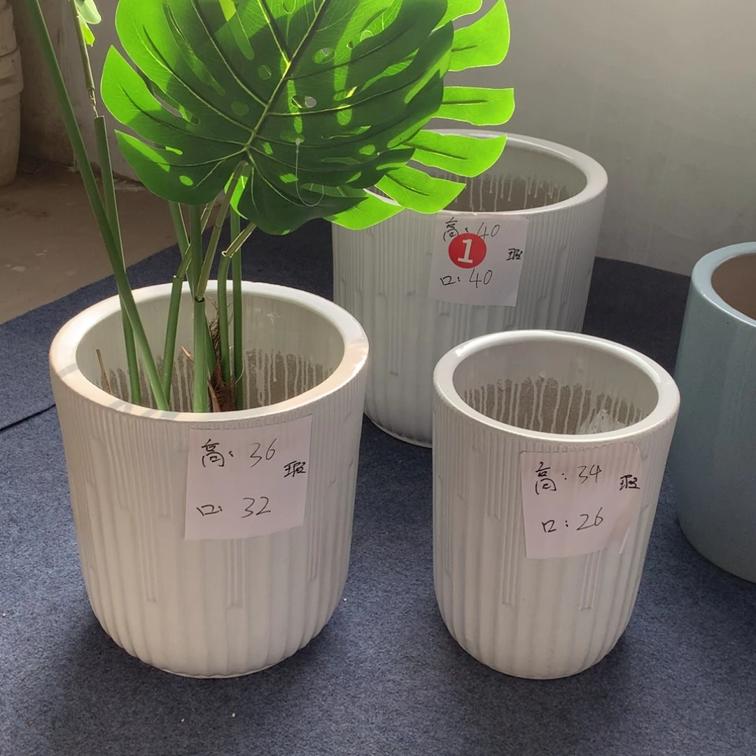 高温陶瓷花盆微瑕