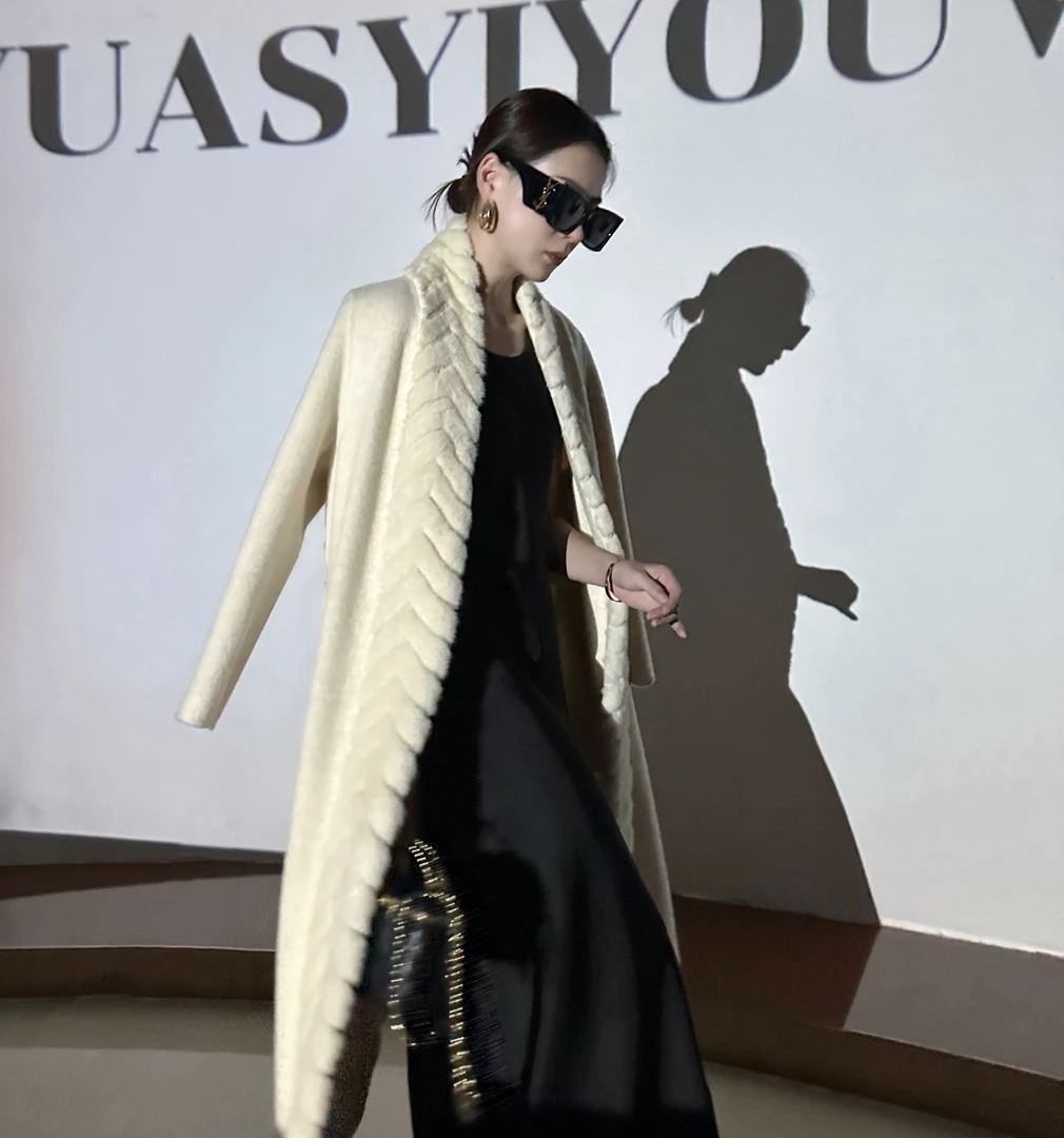 [X Y]|“冰岛长款”经典LP水貂领大衣