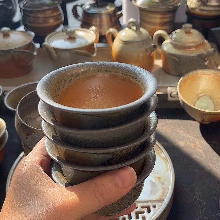S***y茶盏柴烧茶具柴烧茶具