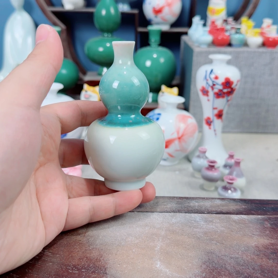 陶瓷手工小花器摆件