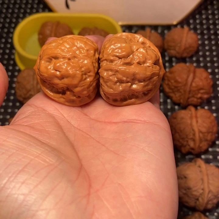 遗***～把件文玩核桃大腿肉蛙